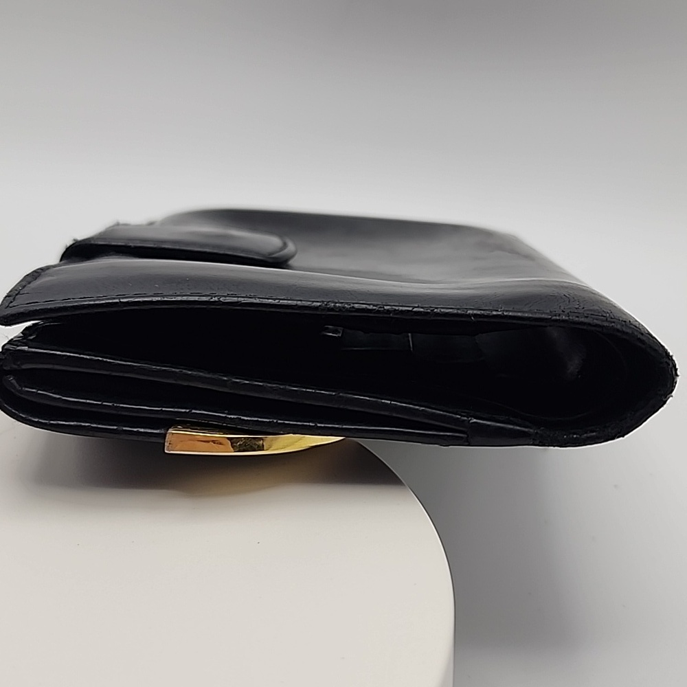 Gucci Midnight Leather Wallet with Gold Detail, Comes‎ With COA - Vintage - Picture 7 of 14